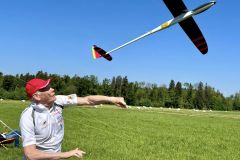 Starthelfer in Aktion