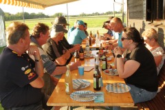 gemeinsames Abendessen am Ende des 1. Wettbestages